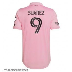 Inter Miami Luis Suarez #9 Prima Maglia Femmina 2023-24 Manica Corta